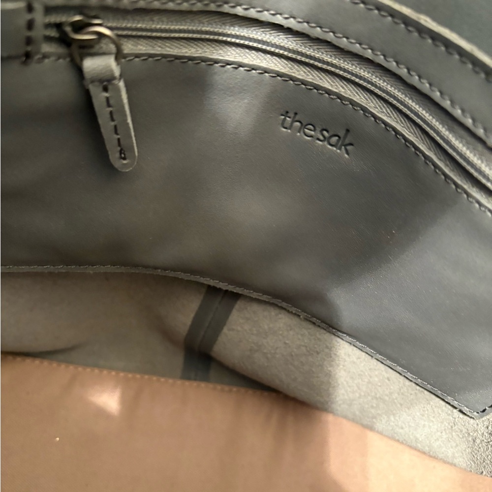 The Sak Los Feliz Leather Hobo Bag in Maritime - Picture 5 of 6